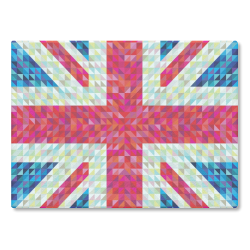 Britain - glass chopping board by Fimbis