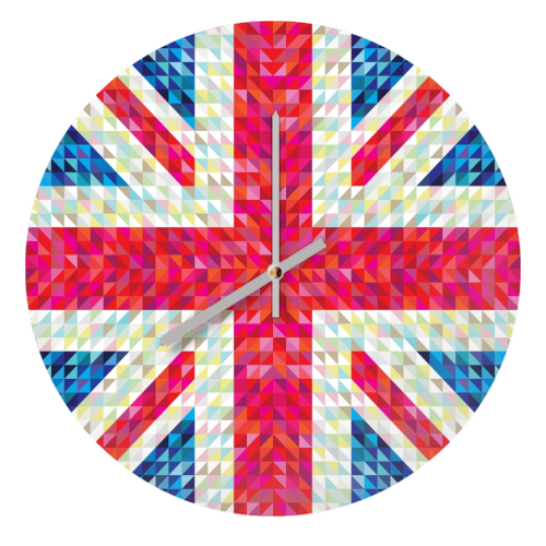 Britain - quirky wall clock by Fimbis