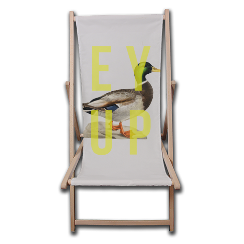 Ey Up Duck - canvas deck chair by The 13 Prints
