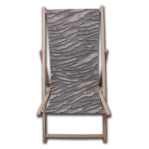 Tiger Animal Print Glam #6 #pattern #decor #art - canvas deck chair by Anita Bella Jantz