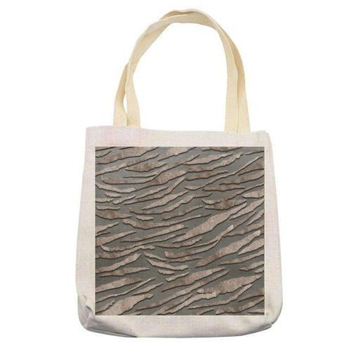 Tiger Animal Print Glam #6 #pattern #decor #art - printed tote bag by Anita Bella Jantz