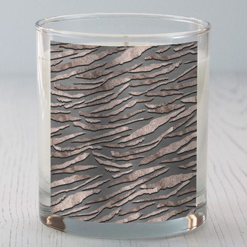 Tiger Animal Print Glam #6 #pattern #decor #art - scented candle by Anita Bella Jantz