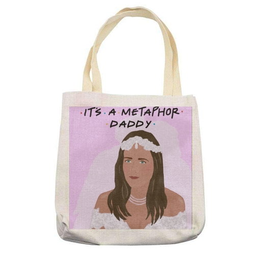 Rachel Green - printed tote bag by Cheryl Boland