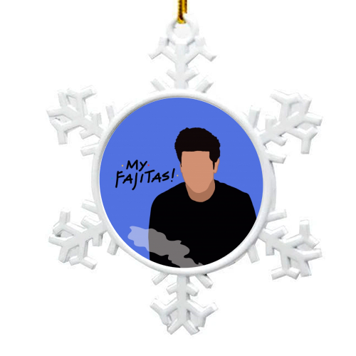 Ross Geller - snowflake decoration by Cheryl Boland