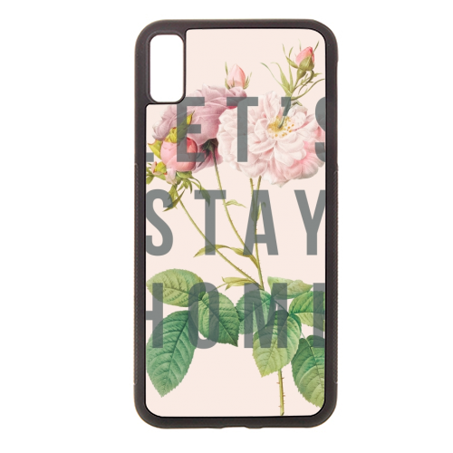 Let's Stay Home - Stylish phone case by The 13 Prints