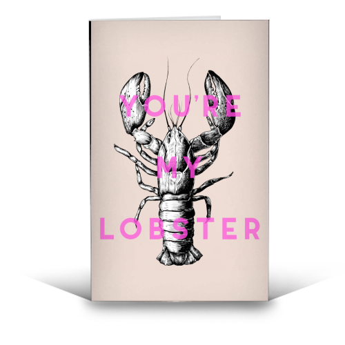 You're My Lobster - funny greeting card by The 13 Prints