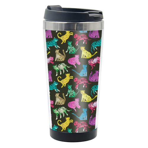 Tigers and Leopards Glam Colors - photo water bottle by Ninola Design