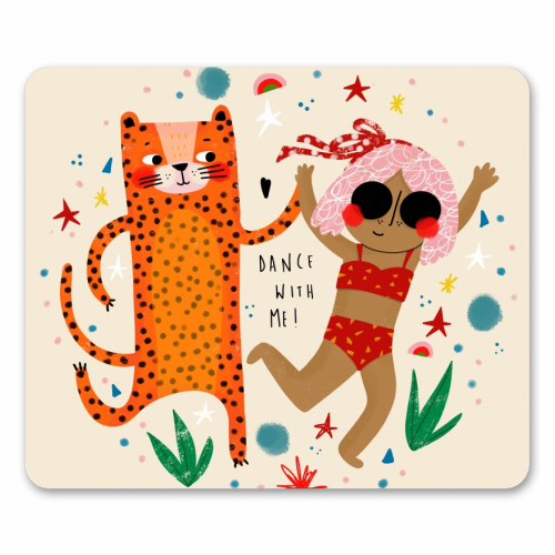DANCE WITH ME - funny mouse mat by Nichola Cowdery