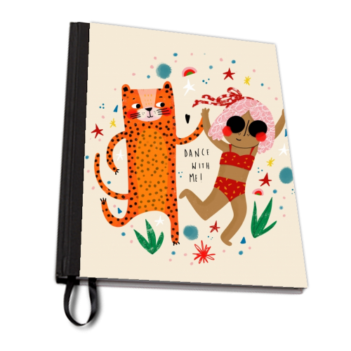 DANCE WITH ME - personalised A4, A5, A6 notebook by Nichola Cowdery