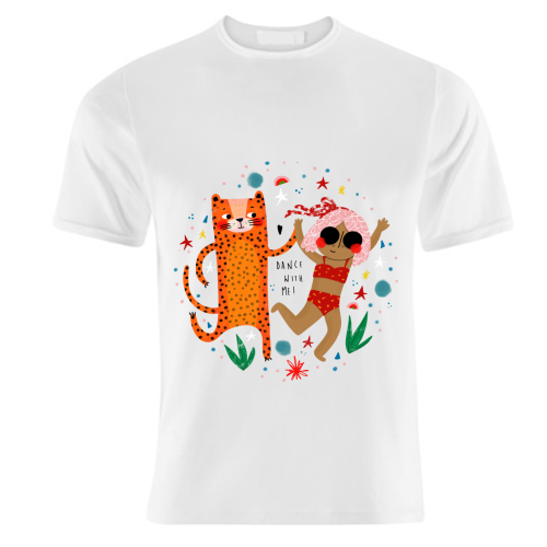 DANCE WITH ME - unique t shirt by Nichola Cowdery