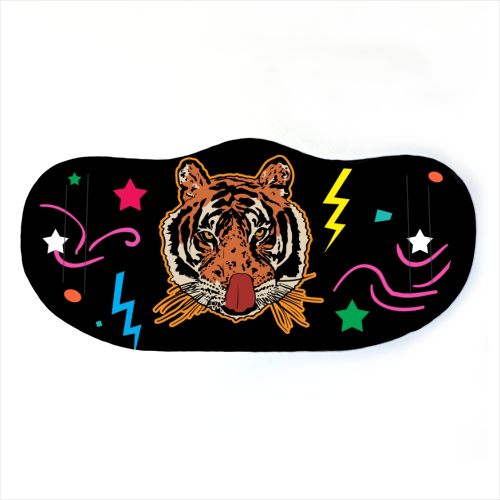 A Tiger Peed On Me - Tiger King Gift Shop Chic - face cover mask by Niomi Fogden