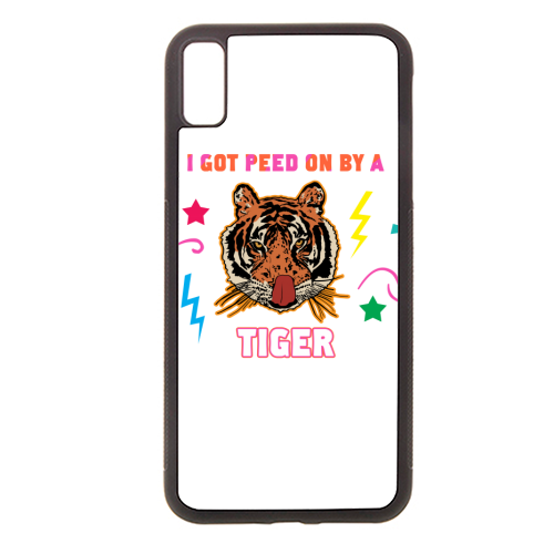 A Tiger Peed On Me - Tiger King Gift Shop Chic - Stylish phone case by Niomi Fogden