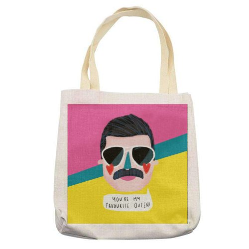 FAVOURITE QUEEN - printed tote bag by Nichola Cowdery