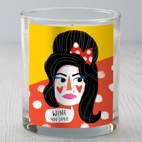 WINE YOU SAY - scented candle by Nichola Cowdery