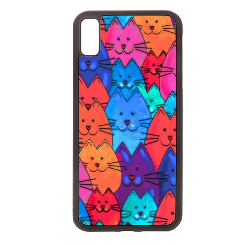 Quilt of Cats - stylish phone case by Kat Pearson