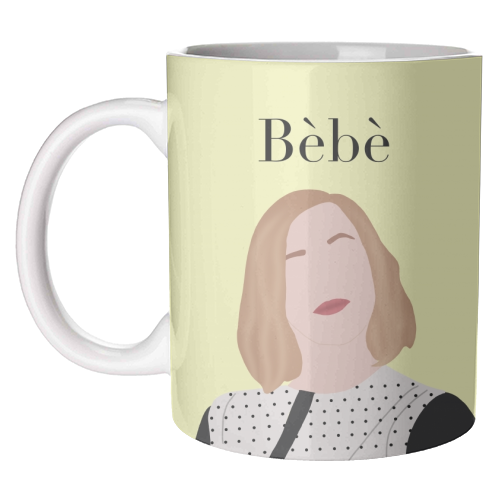 Moira Rose Bèbè - unique mug by Cheryl Boland