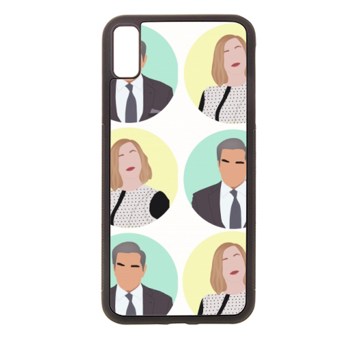 Moira and Johnny Rose - stylish phone case by Cheryl Boland