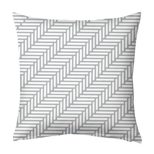 Herring 45 2 Grey - designed cushion by Emeline Tate