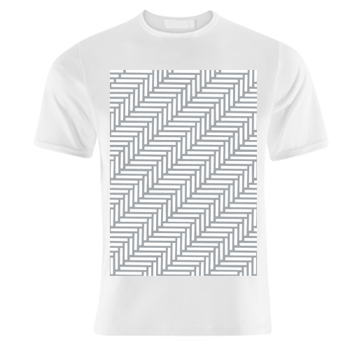 Herring 45 2 Grey - unique t shirt by Emeline Tate