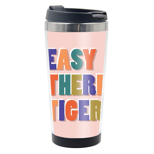 EASY THERE TIGER - photo water bottle by Ania Wieclaw