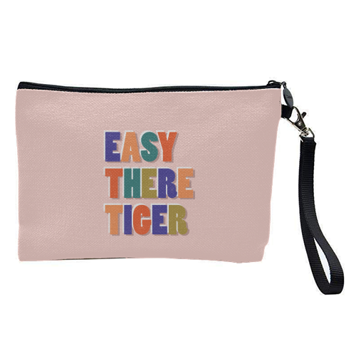 EASY THERE TIGER - pretty makeup bag by Ania Wieclaw
