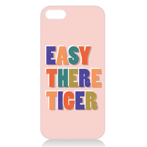 EASY THERE TIGER - unique phone case by Ania Wieclaw
