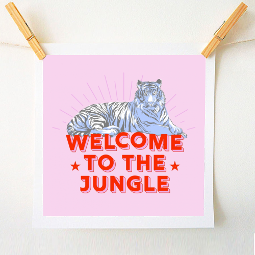 WELCOME TO THE JUNGLE - A1 - A4 art print by Ania Wieclaw