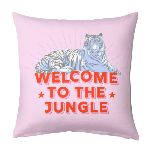 WELCOME TO THE JUNGLE - designed cushion by Ania Wieclaw