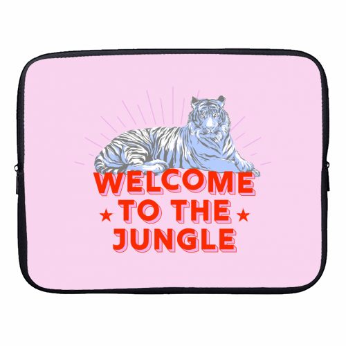 WELCOME TO THE JUNGLE - designer laptop sleeve by Ania Wieclaw