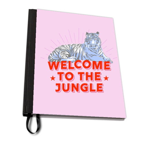 WELCOME TO THE JUNGLE - personalised A4, A5, A6 notebook by Ania Wieclaw