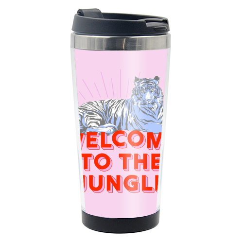 WELCOME TO THE JUNGLE - photo water bottle by Ania Wieclaw