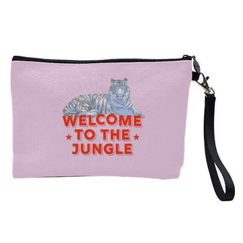 WELCOME TO THE JUNGLE - pretty makeup bag by Ania Wieclaw