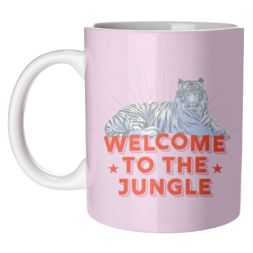 WELCOME TO THE JUNGLE - unique mug by Ania Wieclaw