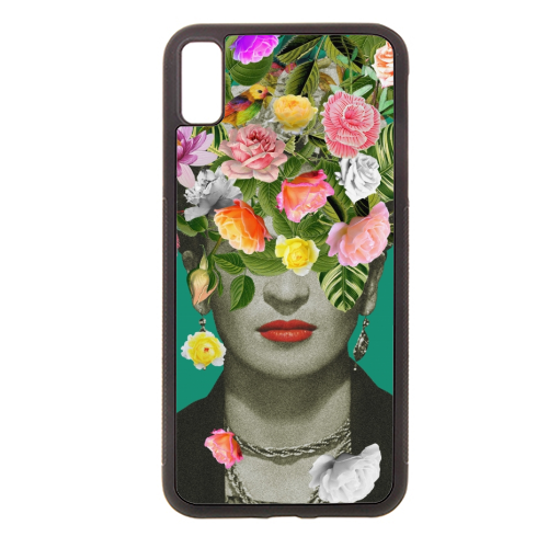 Frida Floral (Green) - stylish phone case by Frida Floral Studio