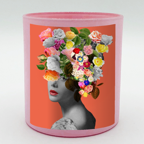 Orange Lady - scented candle by Frida Floral Studio