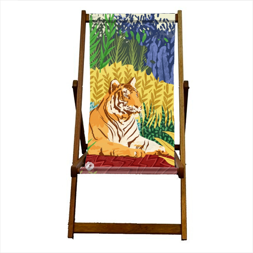 Fateh - canvas deck chair by Uma Prabhakar Gokhale