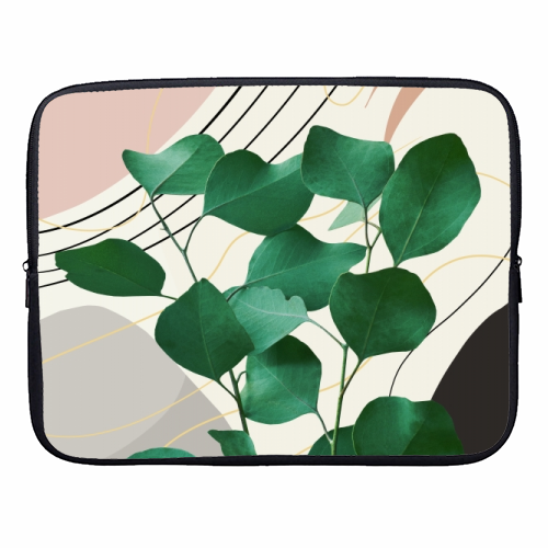 Eucalyptus Glam #2 #tropical #wall #decor #art - designer laptop sleeve by Anita Bella Jantz