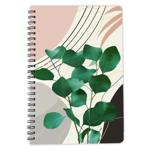 Eucalyptus Glam #2 #tropical #wall #decor #art - personalised A4, A5, A6 notebook by Anita Bella Jantz