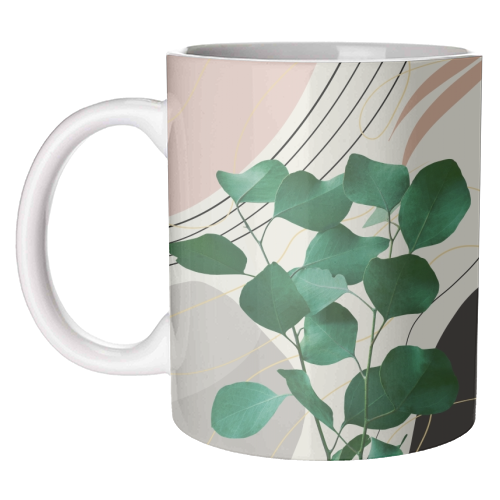 Eucalyptus Glam #2 #tropical #wall #decor #art - unique mug by Anita Bella Jantz