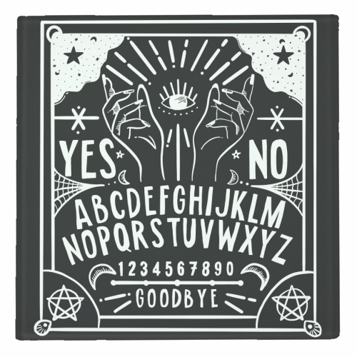 Ouija Boards - personalised beer coaster by Alice Palazon