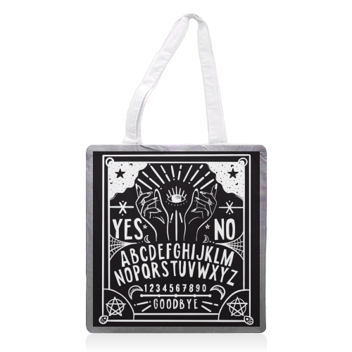 Ouija Boards - printed tote bag by Alice Palazon