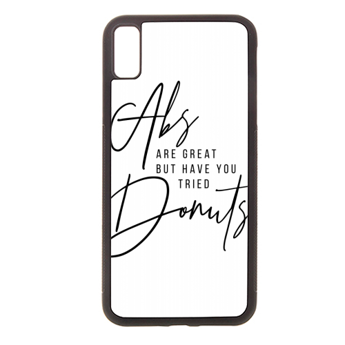 Abs Are Great but Have You Tried Donuts? - stylish phone case by Toni Scott