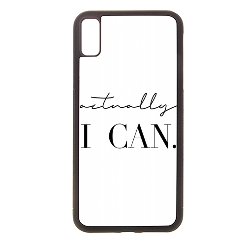 Actually I Can - Stylish phone case by Toni Scott