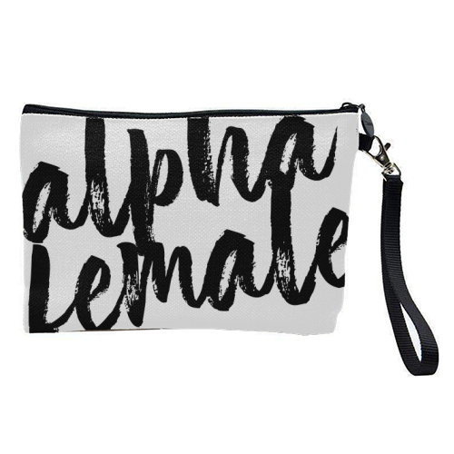 Alpha Female - pretty makeup bag by Toni Scott