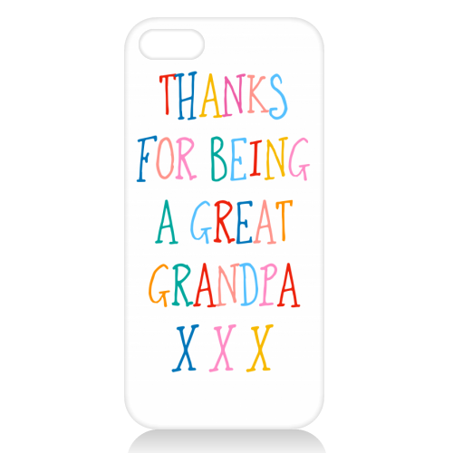Thanks for being a great grandpa - unique phone case by Adam Regester