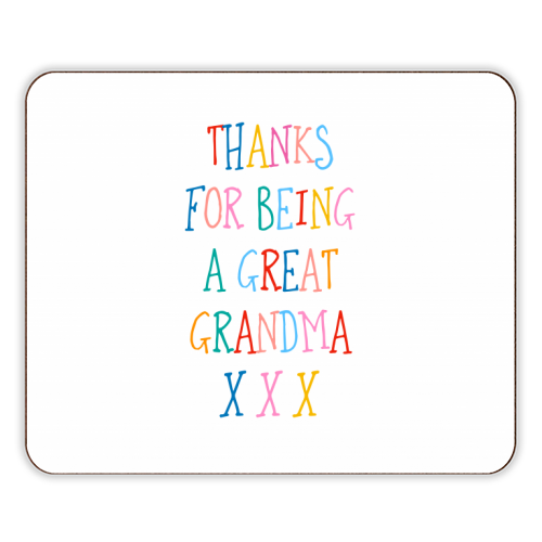 Thanks for being a great Grandma - designer placemat by Adam Regester