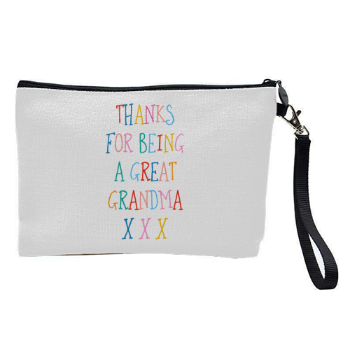 Thanks for being a great Grandma - pretty makeup bag by Adam Regester