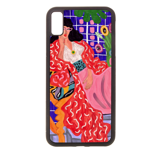 Red Coat - Stylish phone case by Ana Clerici
