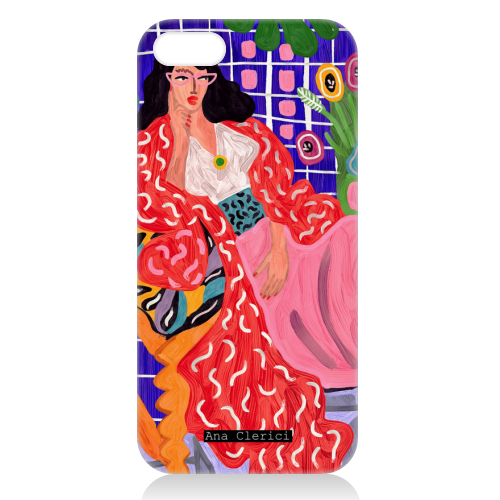 Red Coat - unique phone case by Ana Clerici