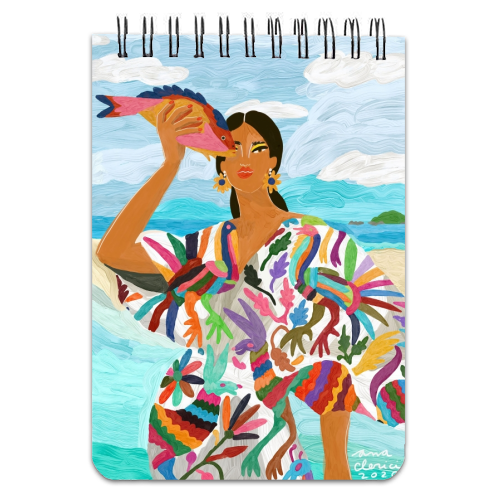 Mexican Colors - personalised A4, A5, A6 notebook by Ana Clerici